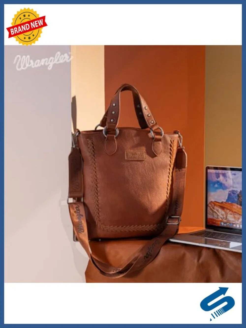Large Vegan Leather Tote Bag Crossbody Purses Satchel Handbag
